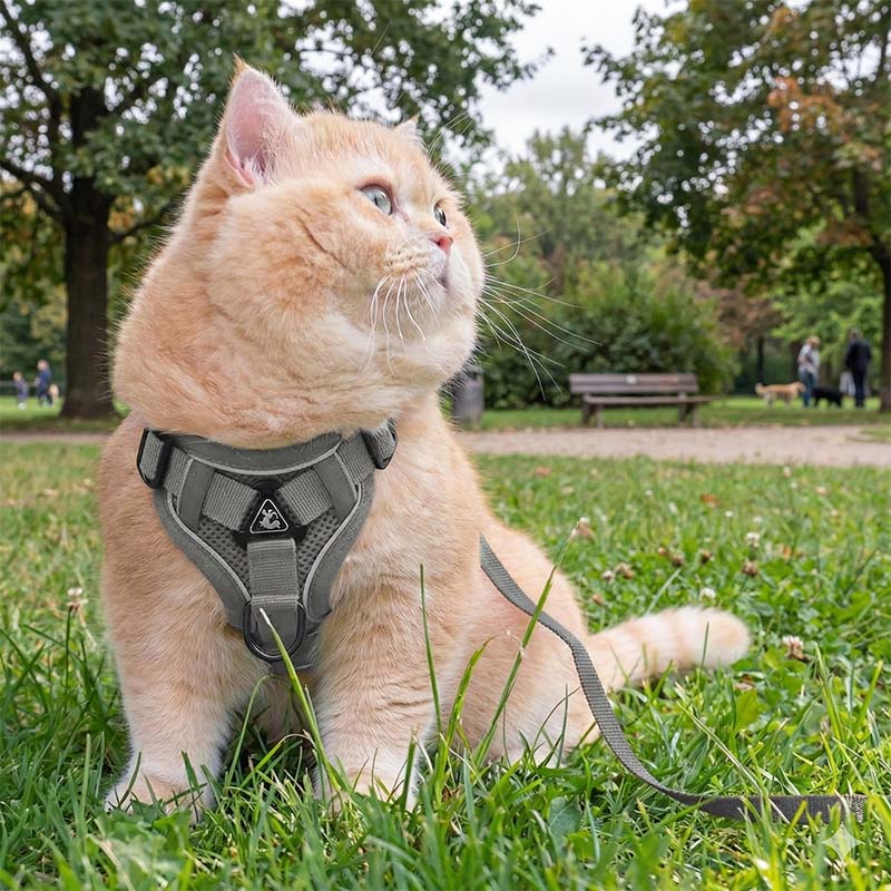 Swift Tail No-Pull Pet Harness & Leash Set - For Small/Medium Pets